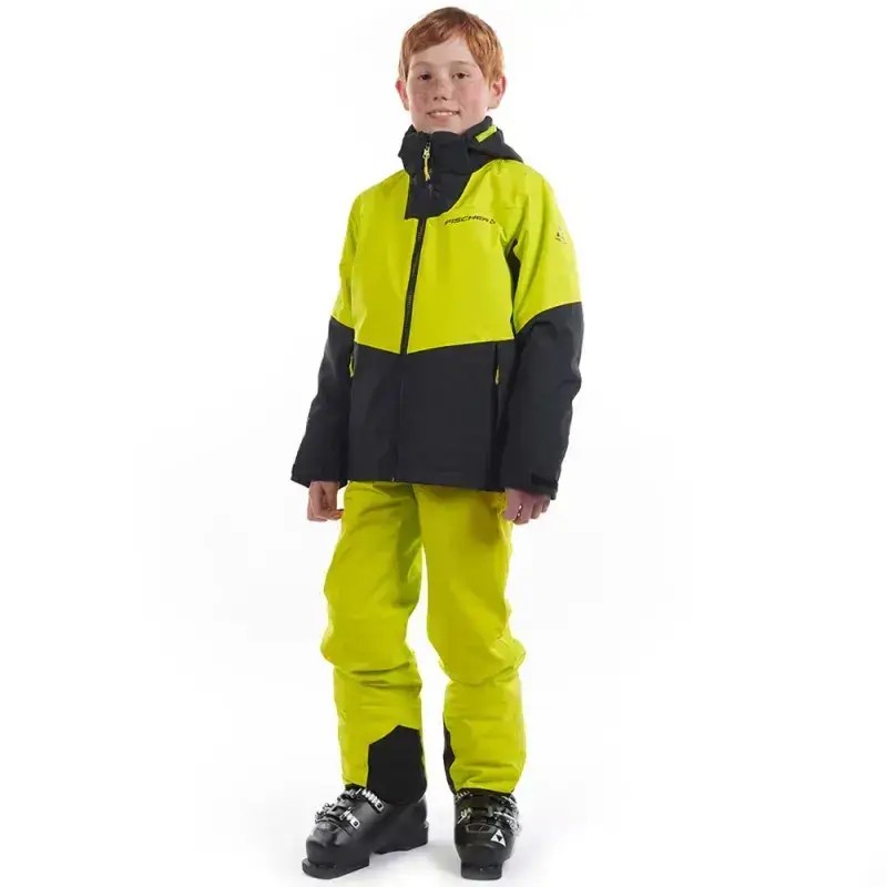 Kurtka Narciarska Dziecięca Fischer Bansko JR Evening Yellow