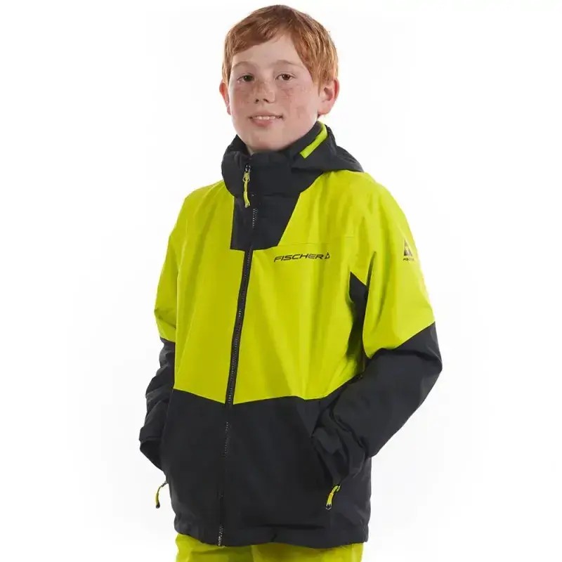 Kurtka Narciarska Dziecięca Fischer Bansko JR Evening Yellow
