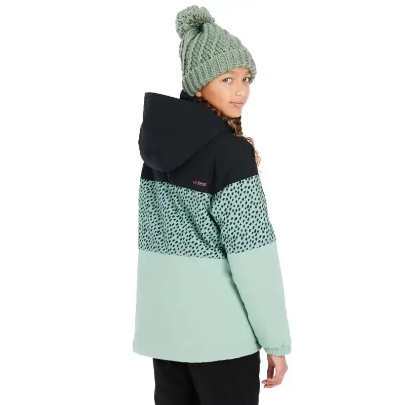 Kurtka Narciarska Dziecięca Protest Prtfugee JR Green Baygreen 2025