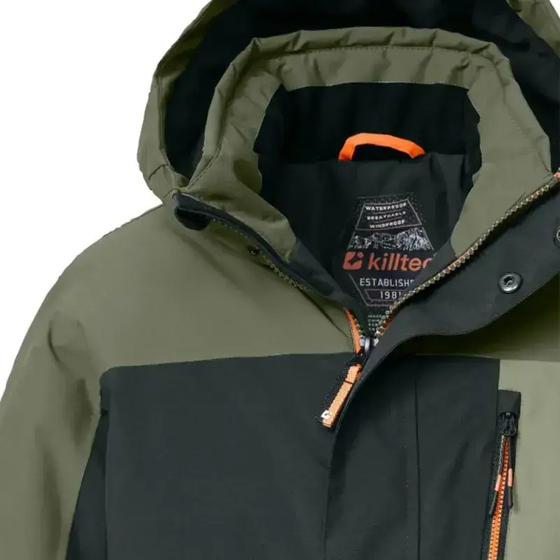 Kurtka Narciarska Dziecięca Killtec Ksw 200 Bys Dark Olive 2026