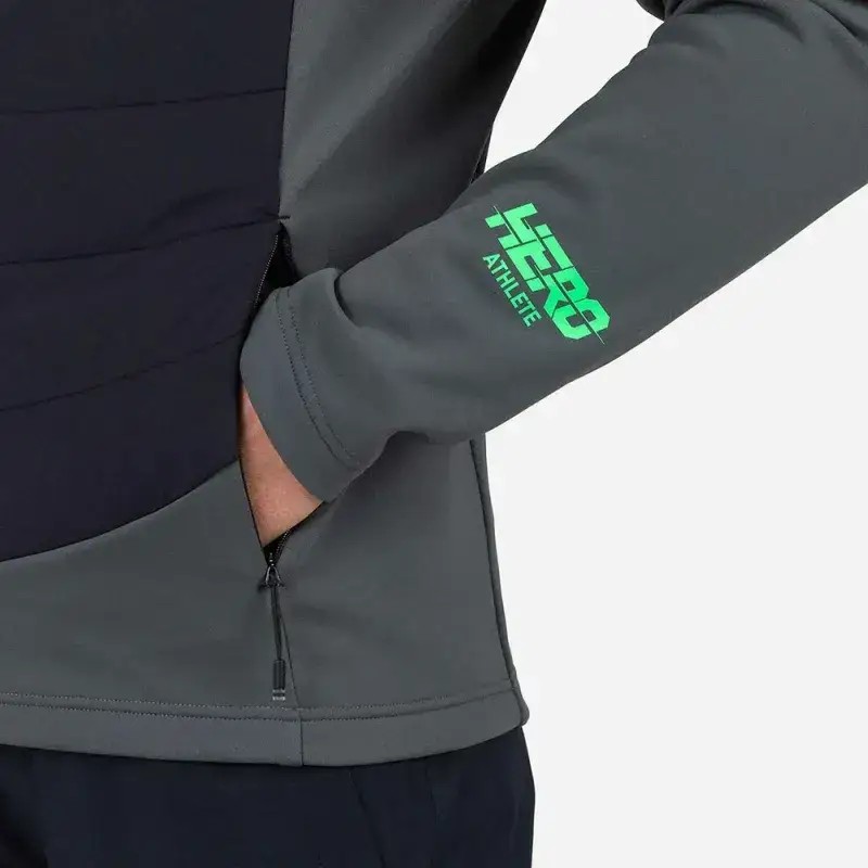 Bluza Rossignol New Hero Classique Hybrid Clim Onyx Grey 2025 (druga Warstwa)
