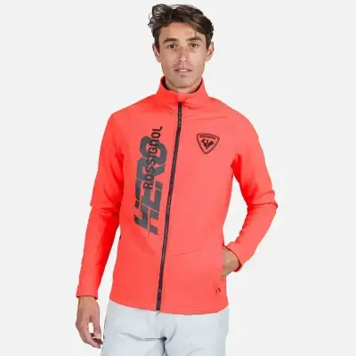 Bluza Rossignol New Hero Classique Neon Red 2026 (druga Warstwa)