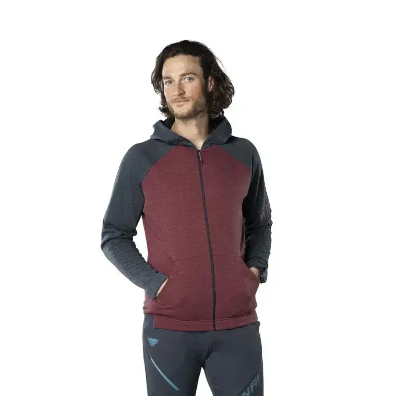 Bluza Dynafit 24/7 Polartec® Zip Hoody Burgundy 2025