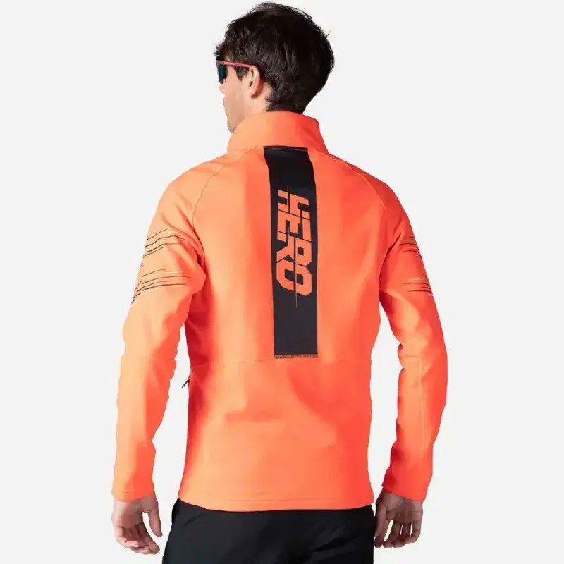 Bluza Rossignol Classique Hero Clim Neon Red (druga Warstwa)