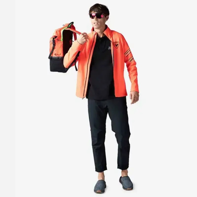 Bluza Rossignol Classique Hero Clim Neon Red (druga Warstwa)