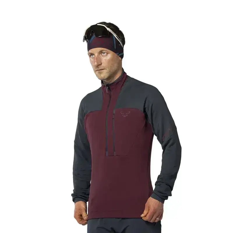 Bluza Dynafit Speed Polartec 1/2 Zip Men Blueberry Burgundy 2025