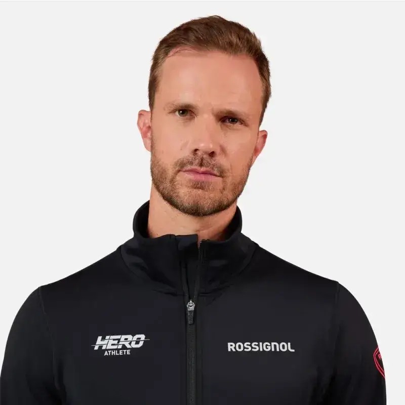 Bluza Rossignol New Hero Midlayer Stretch Black Jkt 2026 (druga Warstwa)