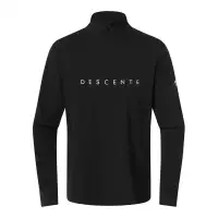Bluza Descente Chest Logo T-neck Black (druga Warstwa) 2026