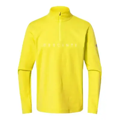Bluza Descente Chest Logo T-neck Yellow (druga Warstwa) 2026