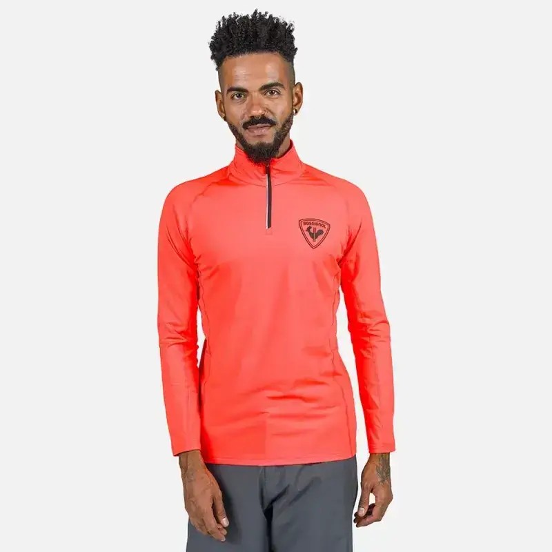 Bluza Rossignol New Hero Classique HZ Neon Red 2026 (druga Warstwa)