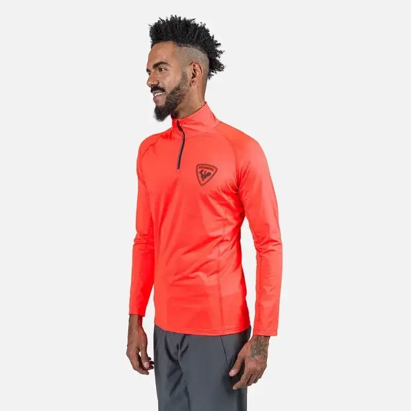 Bluza Rossignol New Hero Classique HZ Neon Red 2026 (druga Warstwa)