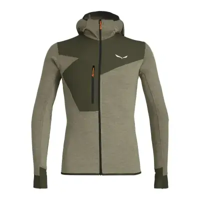 Bluza Salewa Puez 2 Dry Hooded Dark Olive Melange 2026