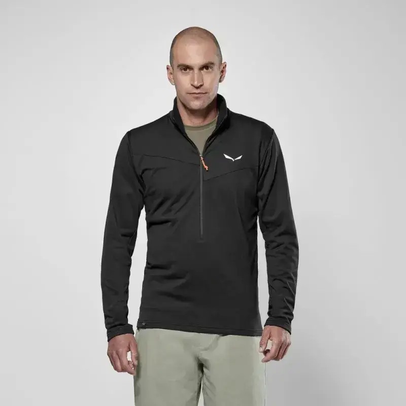 Bluza Salewa Puez Cammino PL Half Zip Jkt Black Out 2026