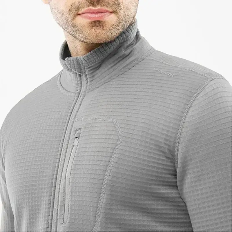 Bluza Viking Admont Full Zip Man Light Grey 2026