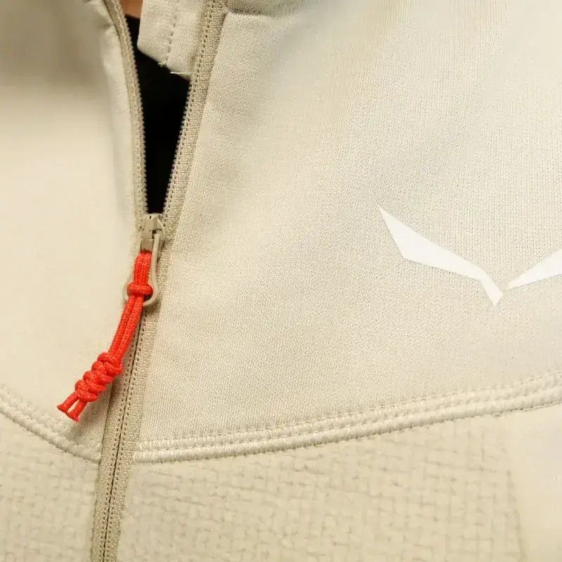 Bluza Damska Salewa Puez Hybrid Polarlite Hooded Fleece Oatmeal Melange 2025