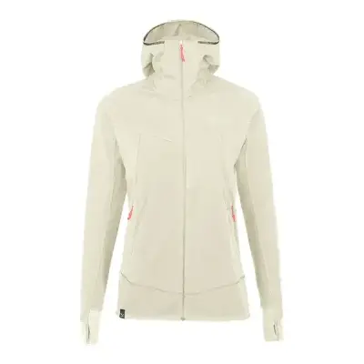 Bluza Damska Salewa Puez Hybrid Polarlite Hooded Fleece Oatmeal Melange 2025