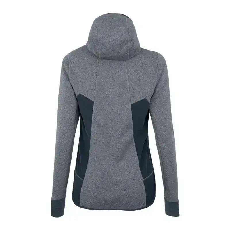Salewa Puez Hybrid Polarlite Hooded Fleece Women's Sweatshirt in Navy Blazer Melange 2025