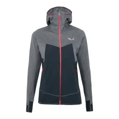 Bluza Damska Salewa Puez Hybrid Polarlite Hooded Fleece Navy Blazer Melange 2025