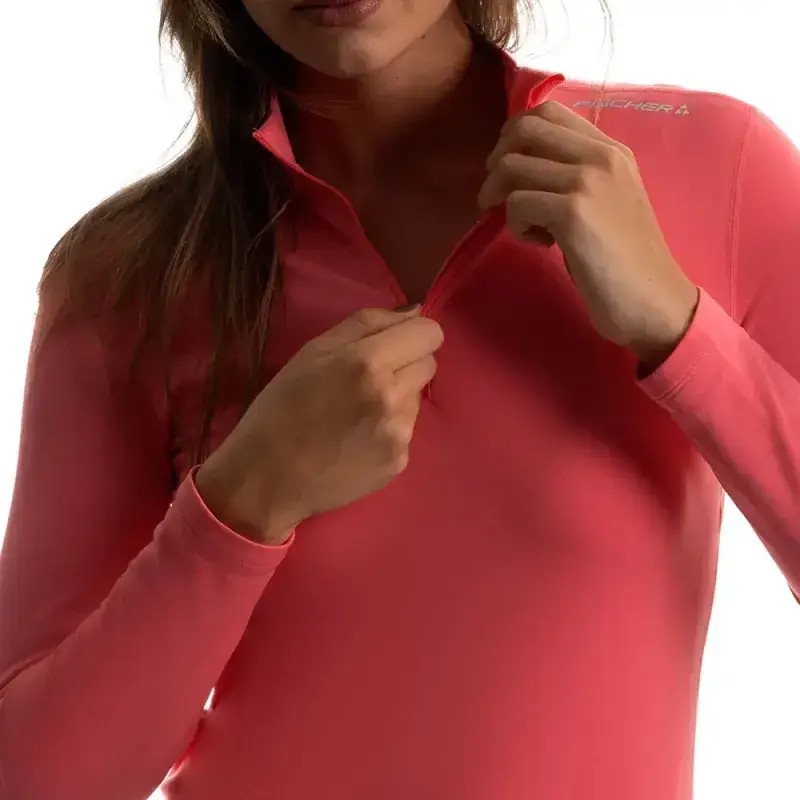 Bluza Damska Fischer Enbasis Pro Calypso Coral (druga Warstwa) 2025