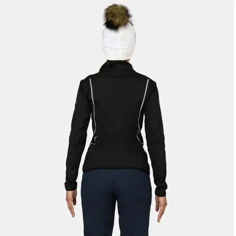 Bluza Damska Fischer Matrei Black (druga Warstwa)