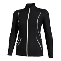 Bluza Damska Fischer Matrei Black (druga Warstwa)