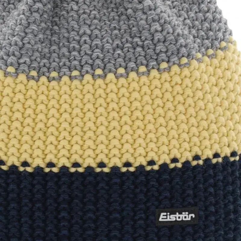 Czapka Dziecięca Eisbar Star Pompon Kids Night Banana Grey - Outlet