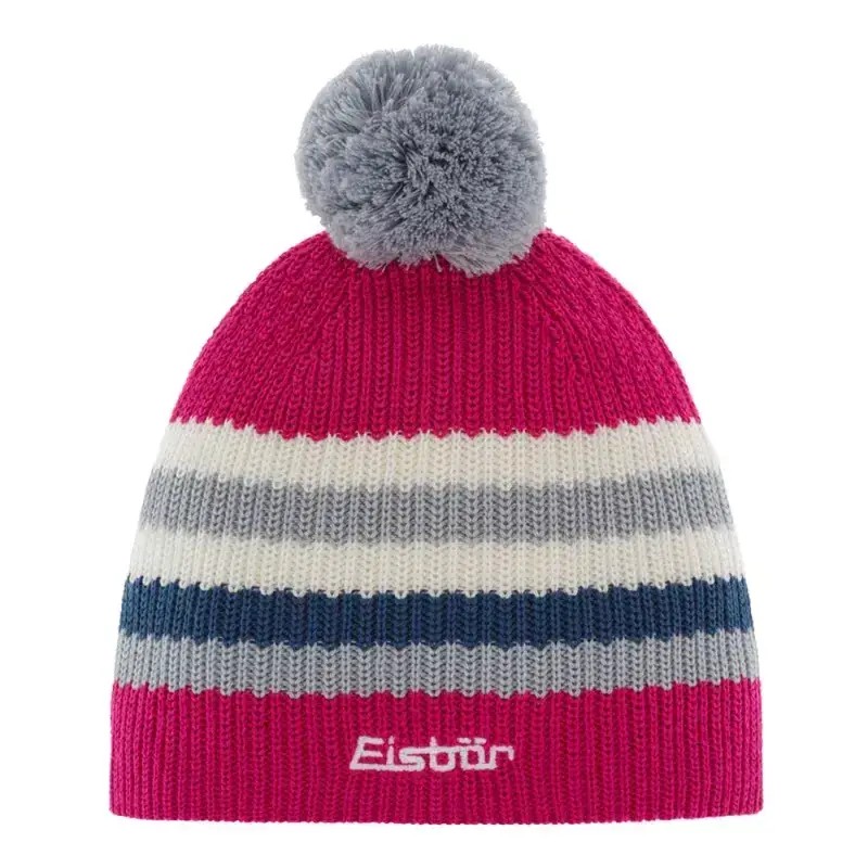 Czapka Eisbar Blib OS Pompon RL Kids Pink Cobalt Milk - Outlet