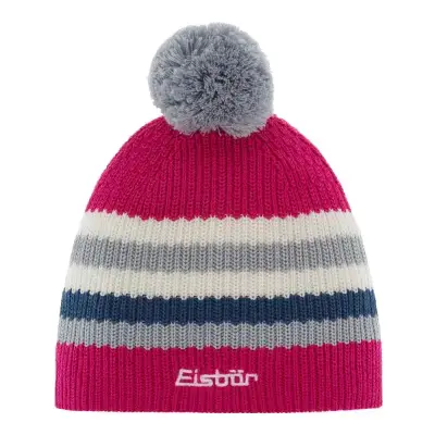 Czapka Eisbar Blib OS Pompon RL Kids Pink Cobalt Milk - Outlet