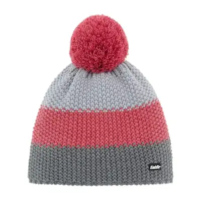 Czapka Narciarska Dziecięca Eisbar Star Pompon MU Kids RL Red Jeans Grey - Outlet