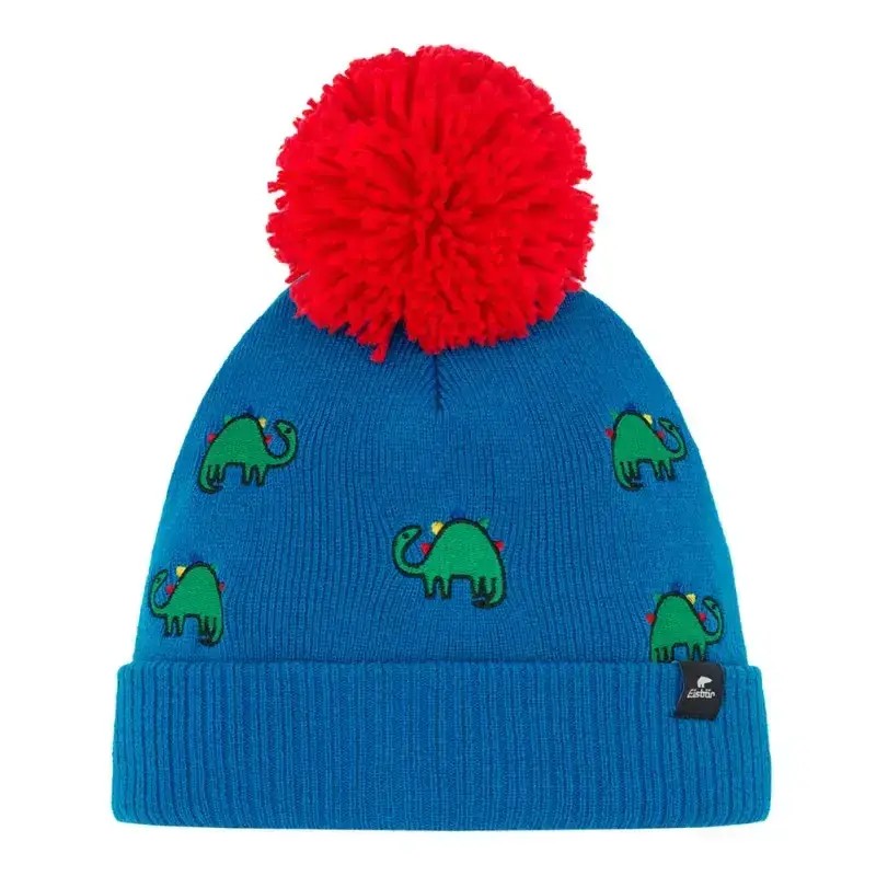 Czapka Narciarska Dziecięca Eisbar Talur Pompon Kids Blue Orange 2026