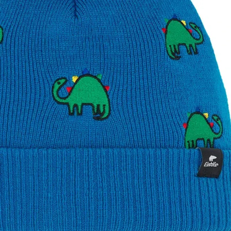 Czapka Narciarska Dziecięca Eisbar Talur Pompon Kids Blue Orange 2026