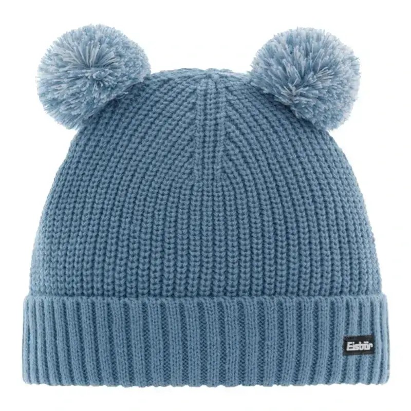 Czapka Narciarska Dziecięca Eisbar Ponti Pompon Kids Steel Blue 2026