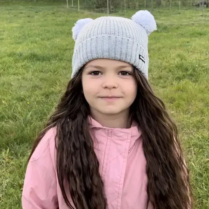 Czapka Narciarska Dziecięca Eisbar Ponti Pompon Kids Light Grey 2026