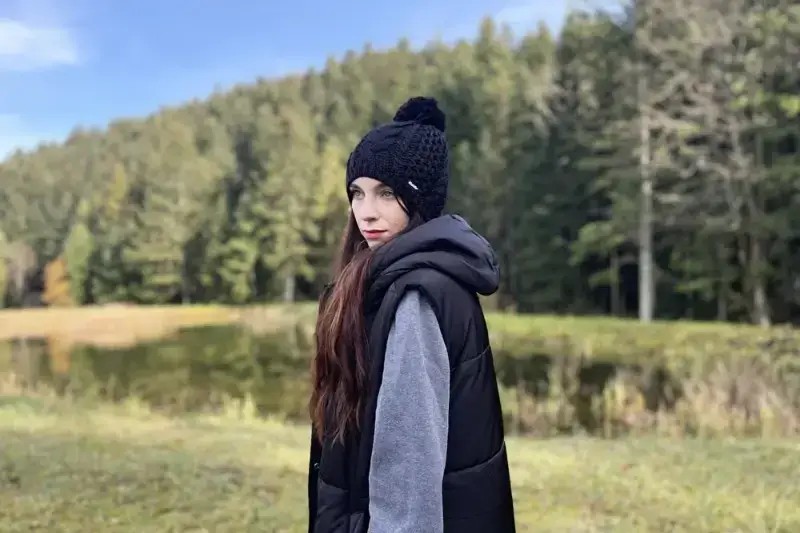 Czapka Eisbar Afra Pompon MU Black 2026