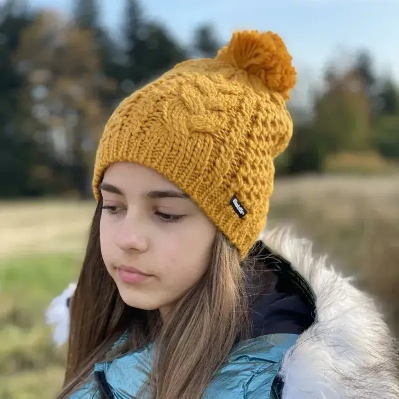 Czapka Eisbar Afra Pompon MU Yellow 2025 - Outlet