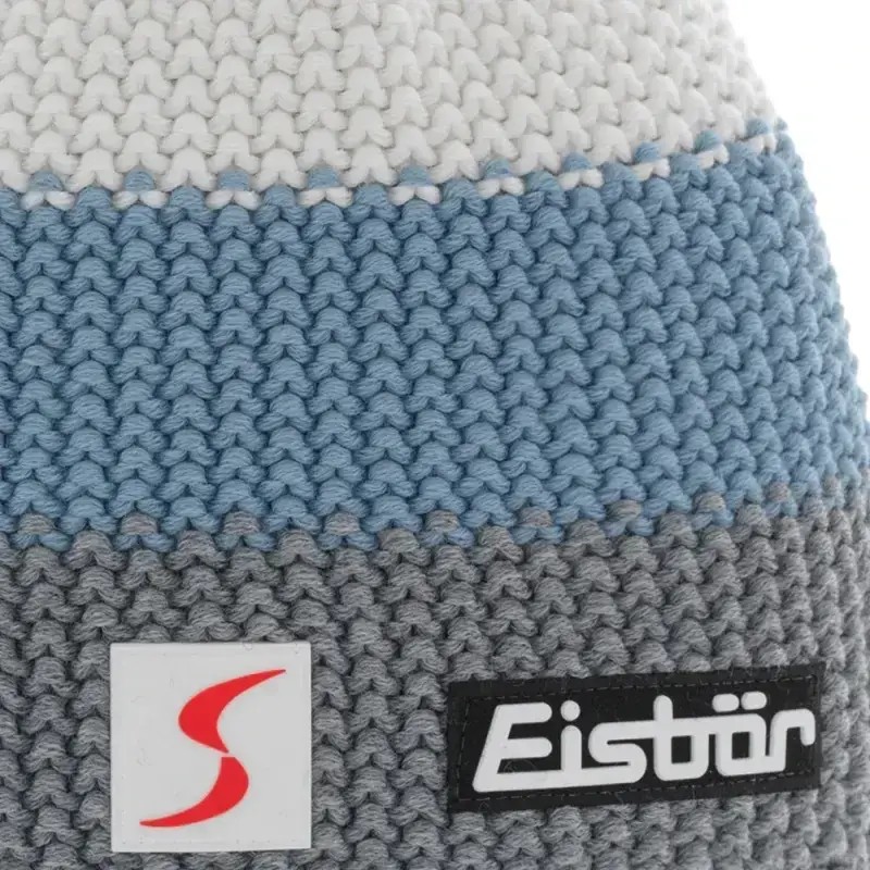 Czapka Narciarska Eisbar Star Pompon MU SP Grey Steel Blue Banana