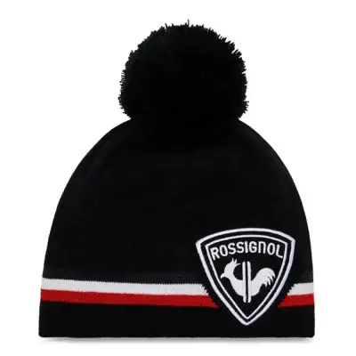 Czapka Narciarska Rossignol Rooster Pompon Black 2026