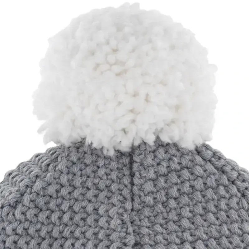 Czapka Narciarska Eisbar Jamie Pompon Grey White 2025