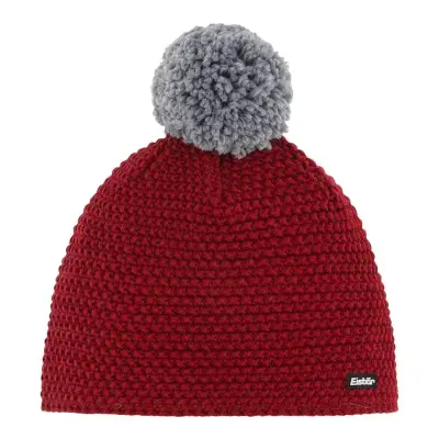 Czapka Narciarska Eisbar Jamie Pompon Burgund Grey 2025