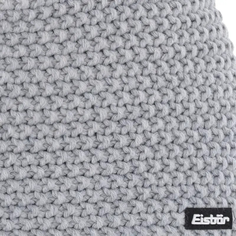 Czapka Narciarska Eisbar Jamie Pompon Light Grey White