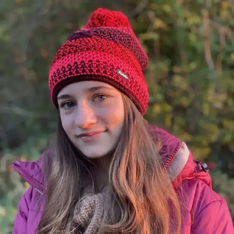 Czapka Eisbar Brock Pompon MU Red - Outlet