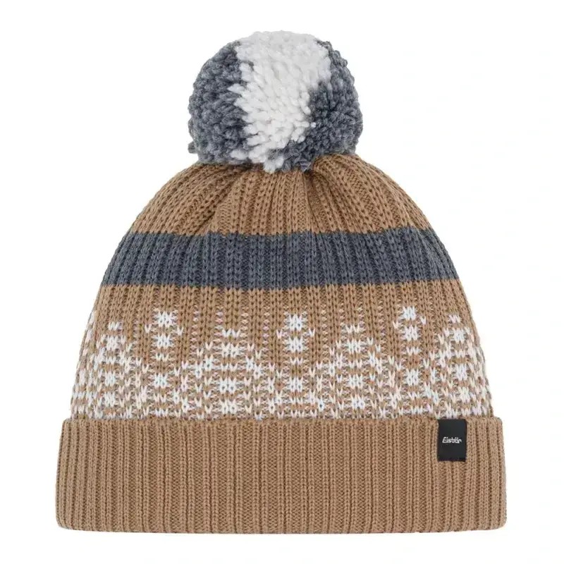Czapka Narciarska Eisbar Norrak Pompon Cappuccino White Anthracite 2026