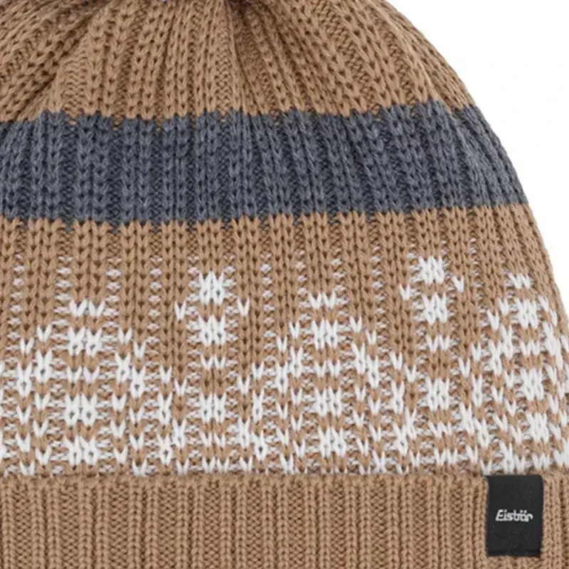 Czapka Narciarska Eisbar Norrak Pompon Cappuccino White Anthracite 2026