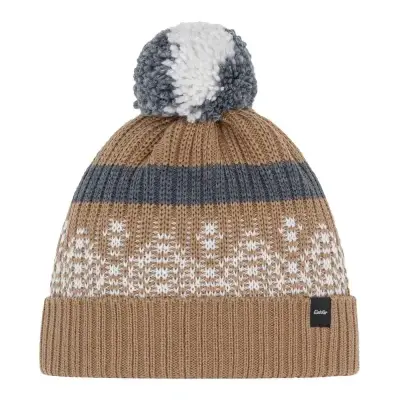Czapka Narciarska Eisbar Norrak Pompon Cappuccino White Anthracite 2026