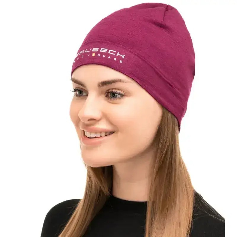 Czapka Termoaktywna Brubeck Active Wool Hat Z Wełną Merino Śliwkowy 2026