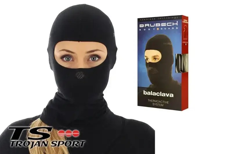 Kominiarka Narciarska Termoaktywna Brubeck Black 2026