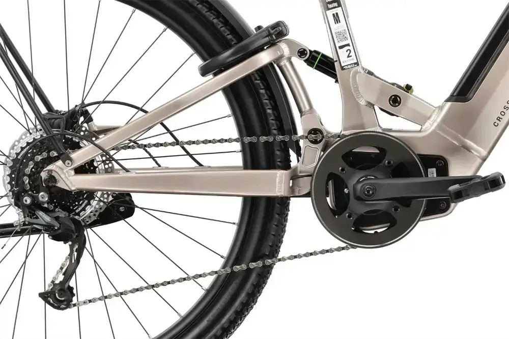 Rower elektryczny Rock Machine Crossride e450 FS Touring