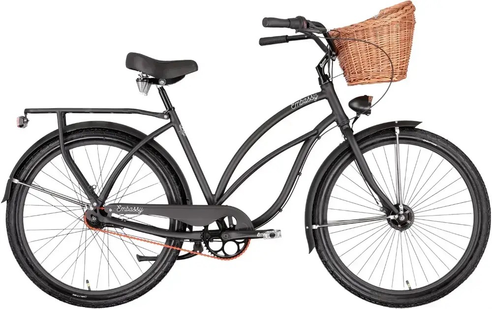 Rower miejski damski Embassy Black Panther Deluxe 26