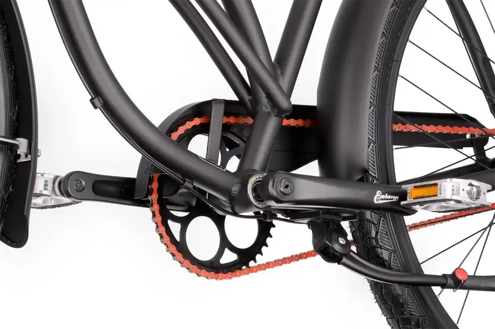 Rower miejski damski Embassy Black Panther Deluxe 26