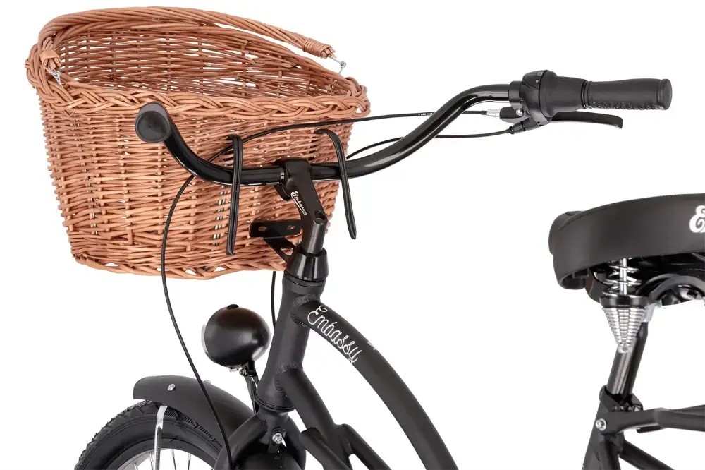 Rower miejski damski Embassy Black Panther Deluxe 26